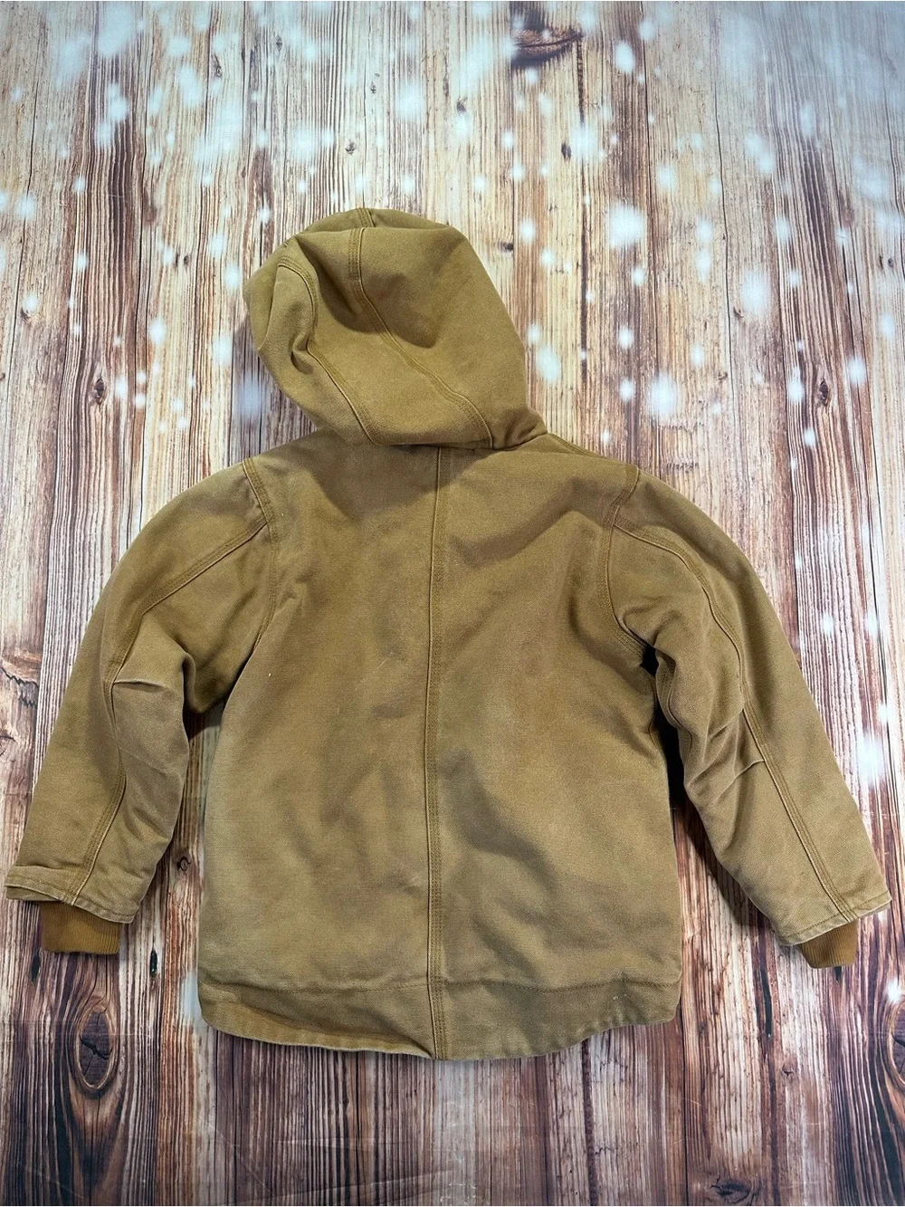 Carhartt Hooded  Jacket in Brown Little Boys  Size 5